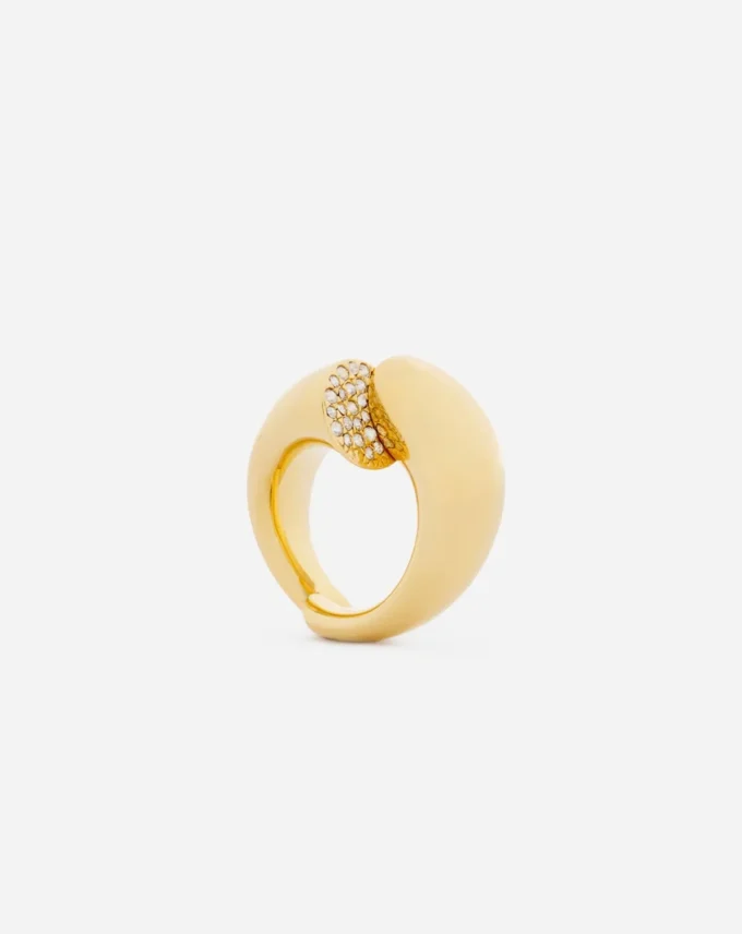 Anillo Sequence by Lanvin con diamantes de imitación Anillo Sequence by Lanvin con diamantes de imitación