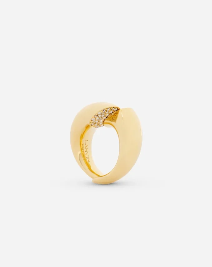 Anillo Sequence by Lanvin con diamantes de imitación Anillo Sequence by Lanvin con diamantes de imitación