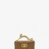 Bolso Nano Pencil Cat en piel granulada metalizada Bolso Nano Pencil Cat en piel granulada metalizada