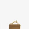 Bolso Nano Pencil Cat en piel granulada metalizada Bolso Nano Pencil Cat en piel granulada metalizada