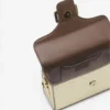 Bolso Nano Pencil Cat en piel metalizada craquelada Bolso Nano Pencil Cat en piel metalizada craquelada