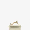 Bolso Nano Pencil Cat en piel metalizada craquelada Bolso Nano Pencil Cat en piel metalizada craquelada
