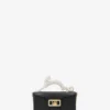 Bolso Nano Pencil Cat en piel y strass Bolso Nano Pencil Cat en piel y strass