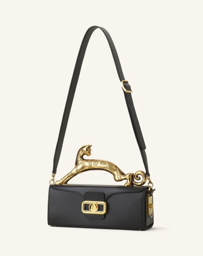 Bolso Pencil Cat en piel de becerro