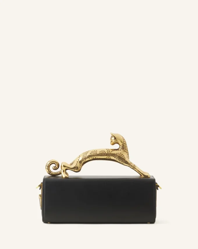 Bolso Pencil Cat en piel de becerro