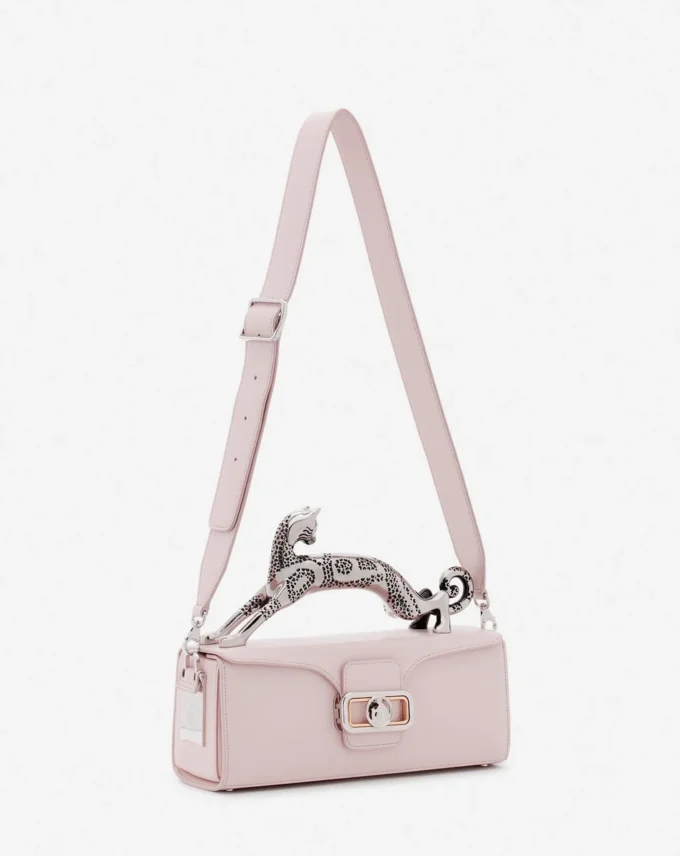 Bolso Pencil Cat mediano de piel