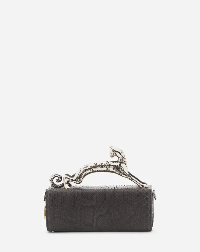 Bolso Pencil Cat mediano en pitón Bolso Pencil Cat mediano en pitón