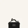 Bolso Pencil Cat Nano de piel con efecto pony y pedrería Bolso Pencil Cat Nano de piel con efecto pony y pedrería