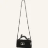 Bolso Pencil Cat Nano de piel con efecto pony y pedrería Bolso Pencil Cat Nano de piel con efecto pony y pedrería