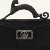 Bolso Pencil Cat Nano de piel con efecto pony y pedrería Bolso Pencil Cat Nano de piel con efecto pony y pedrería