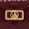 Bolso Pencil Cat Python y Rhinestone
