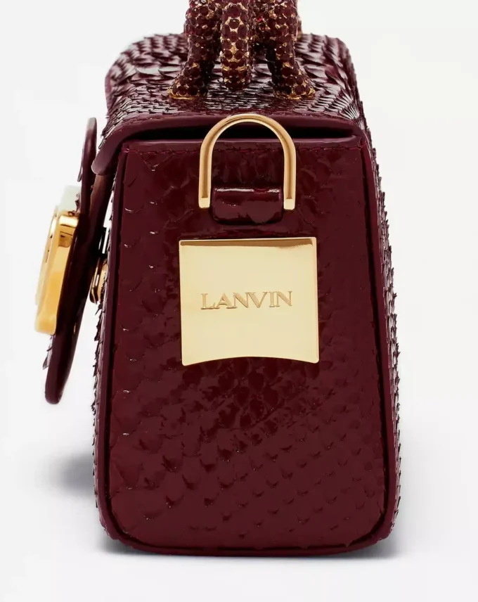 Bolso Pencil Cat Python y Rhinestone