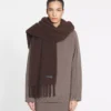 Bufanda con flecos de lana Lanvin Bufanda con flecos de lana Lanvin