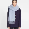 Bufanda con flecos de lana Lanvin Bufanda con flecos de lana Lanvin
