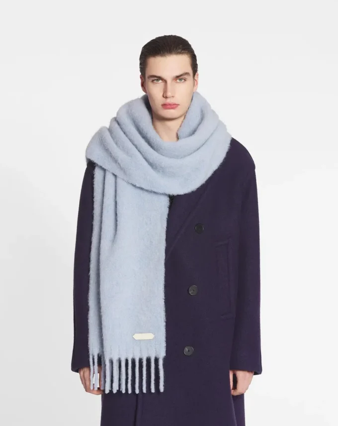 Bufanda con flecos de lana Lanvin Bufanda con flecos de lana Lanvin