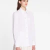 Camisa de manga larga en popelín