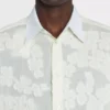 Camisa de voile de algodón con aberturas