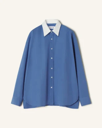 Camisa oversize de popelín de algodón