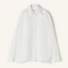 Camisa oversize de popelín de algodón Camisa oversize de popelín de algodón