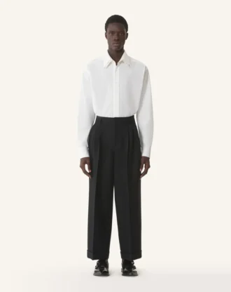 Camisa oversize de popelín de algodón