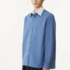 Camisa oversize de popelín de algodón Camisa oversize de popelín de algodón