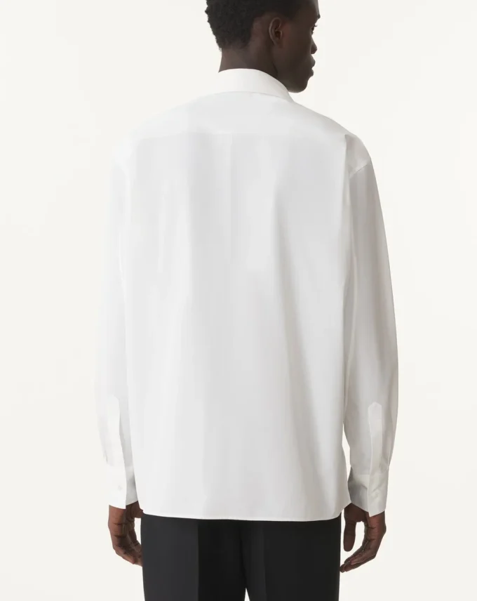 Camisa oversize de popelín de algodón Camisa oversize de popelín de algodón