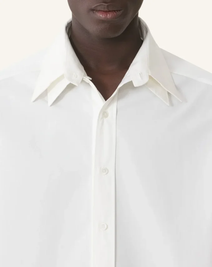 Camisa oversize de popelín de algodón Camisa oversize de popelín de algodón