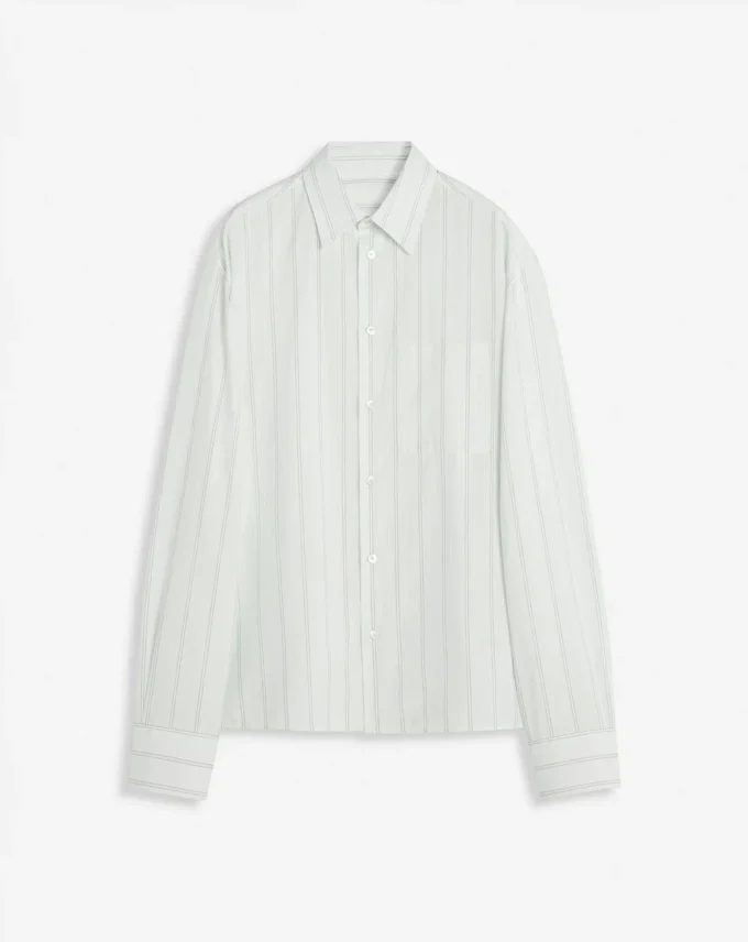 Camisa recta de algodón Camisa recta de algodón