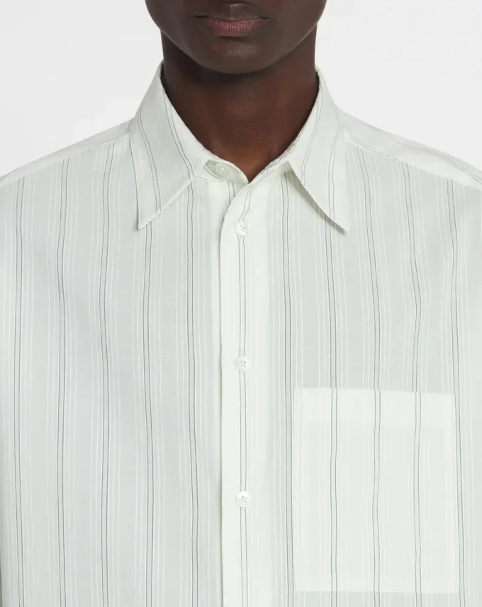 Camisa recta de algodón Camisa recta de algodón