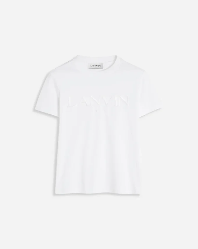 Camiseta clásica con bordado Lanvin Camiseta clásica con bordado Lanvin