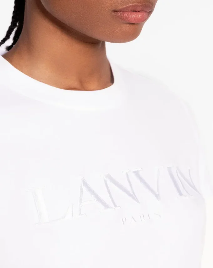 Camiseta clásica con bordado Lanvin Camiseta clásica con bordado Lanvin