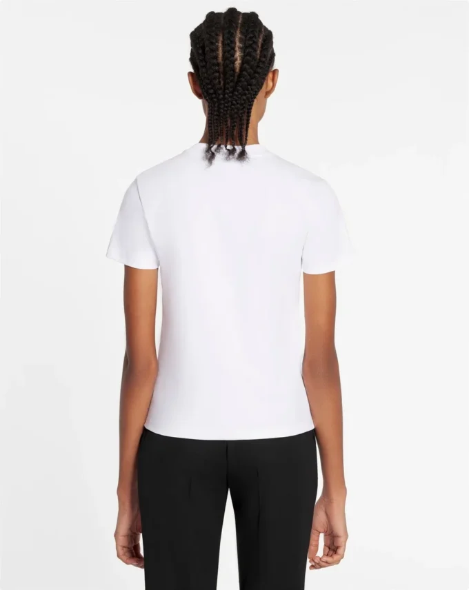 Camiseta clásica con bordado Lanvin Camiseta clásica con bordado Lanvin