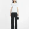 Camiseta con bordado de cuentas Lanvin