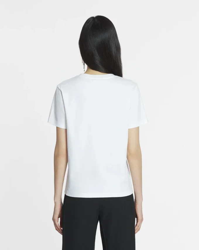 Camiseta con bordado de cuentas Lanvin