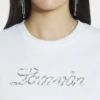 Camiseta con bordado de cuentas Lanvin