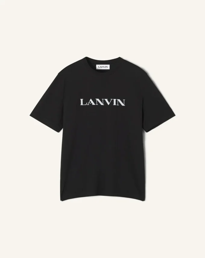 Camiseta de algodón bordada Lanvin Camiseta de algodón bordada Lanvin