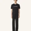 Camiseta de algodón bordada Lanvin Camiseta de algodón bordada Lanvin