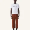 Camiseta de algodón bordada Lanvin Camiseta de algodón bordada Lanvin