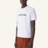 Camiseta de algodón bordada Lanvin Camiseta de algodón bordada Lanvin