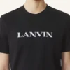 Camiseta de algodón bordada Lanvin Camiseta de algodón bordada Lanvin