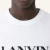 Camiseta de algodón bordada Lanvin Camiseta de algodón bordada Lanvin