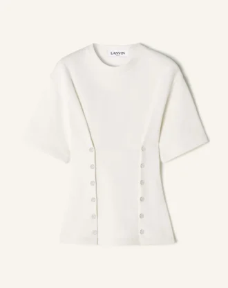 Camiseta de algodón felpudo