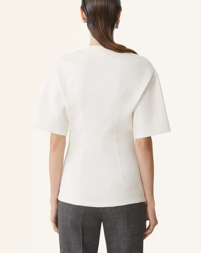 Camiseta de algodón felpudo