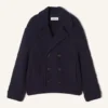 Chaqueta de lana oversize Chaqueta de lana oversize