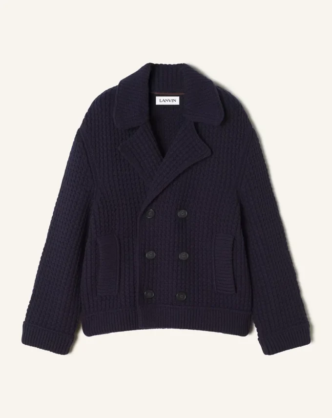 Chaqueta de lana oversize Chaqueta de lana oversize