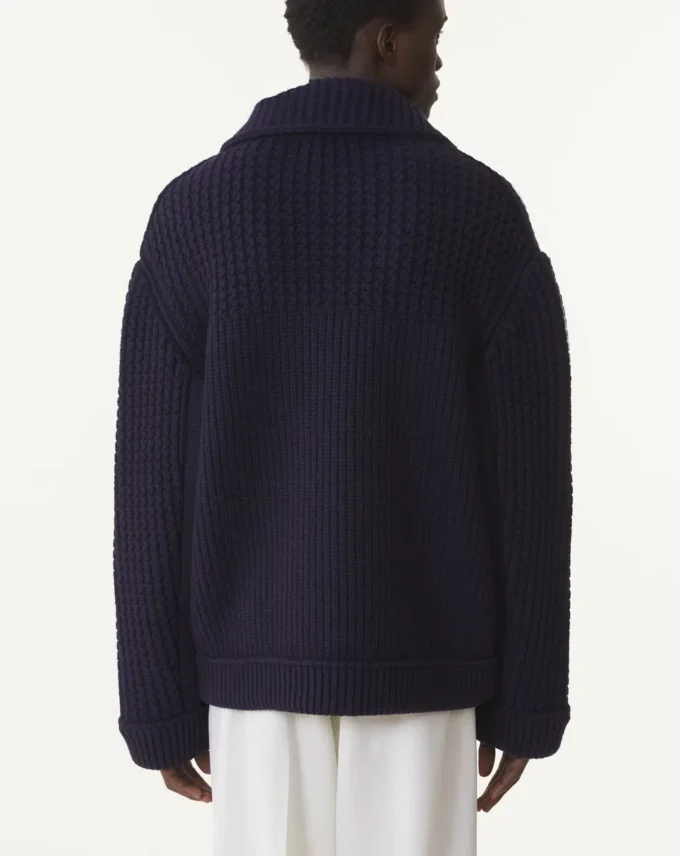 Chaqueta de lana oversize Chaqueta de lana oversize