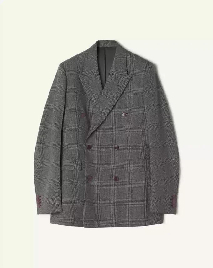 Chaqueta de lana Príncipe de Gales Chaqueta de lana Príncipe de Gales