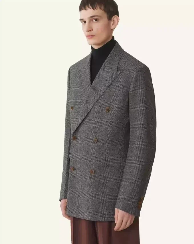 Chaqueta de lana Príncipe de Gales Chaqueta de lana Príncipe de Gales