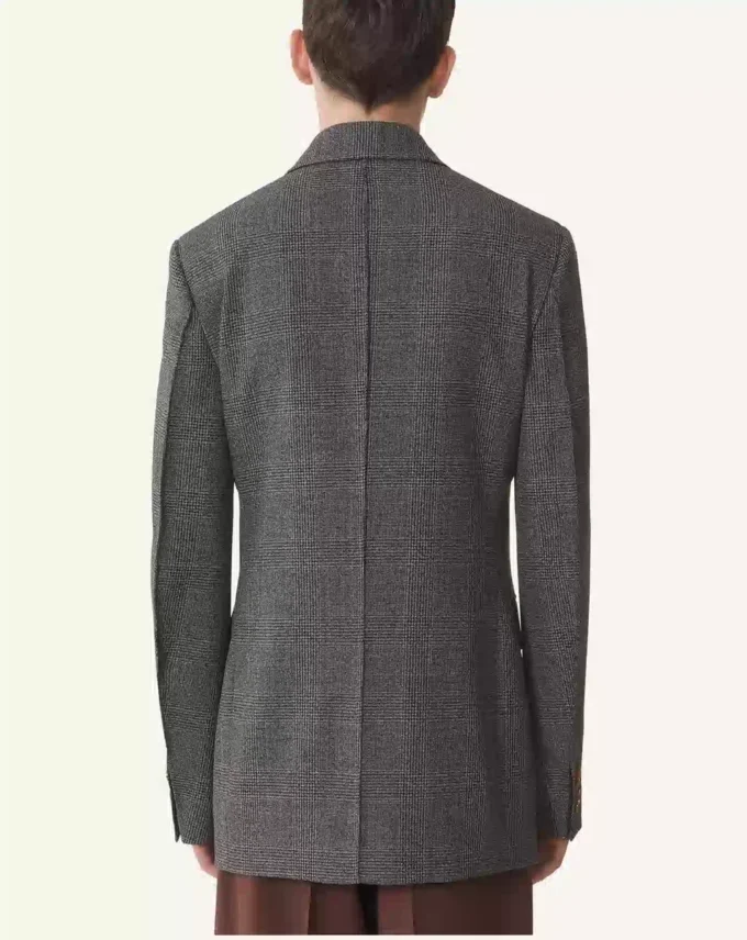 Chaqueta de lana Príncipe de Gales Chaqueta de lana Príncipe de Gales