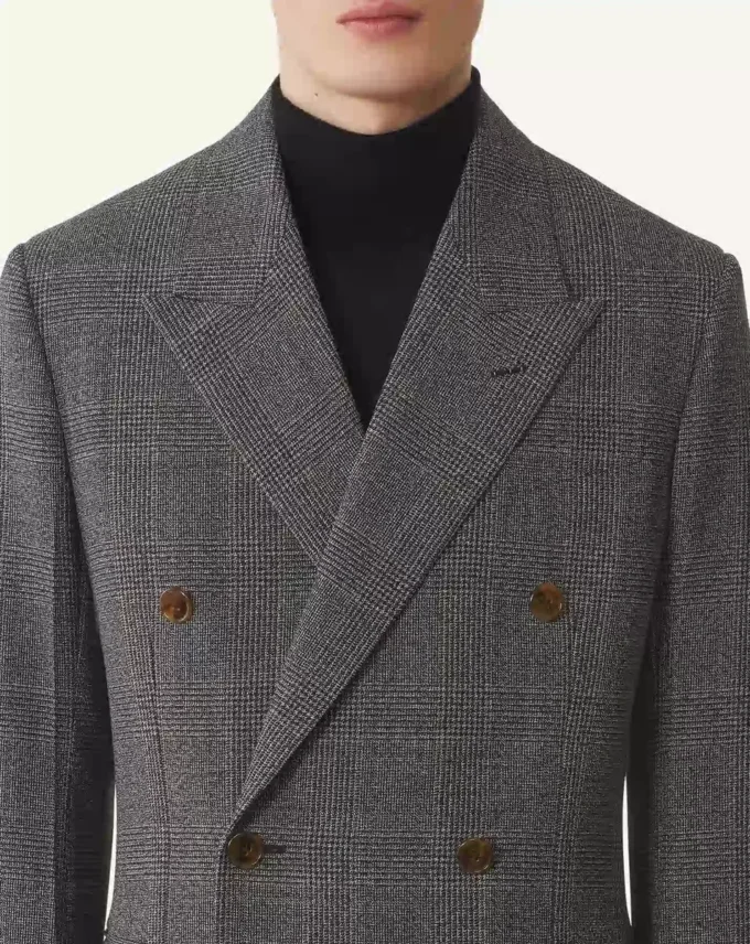 Chaqueta de lana Príncipe de Gales Chaqueta de lana Príncipe de Gales